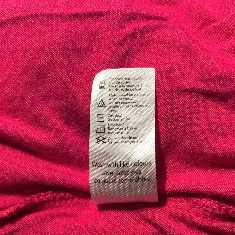 George Hot Pink Drape Neckline Tank - Picture 7 of 8